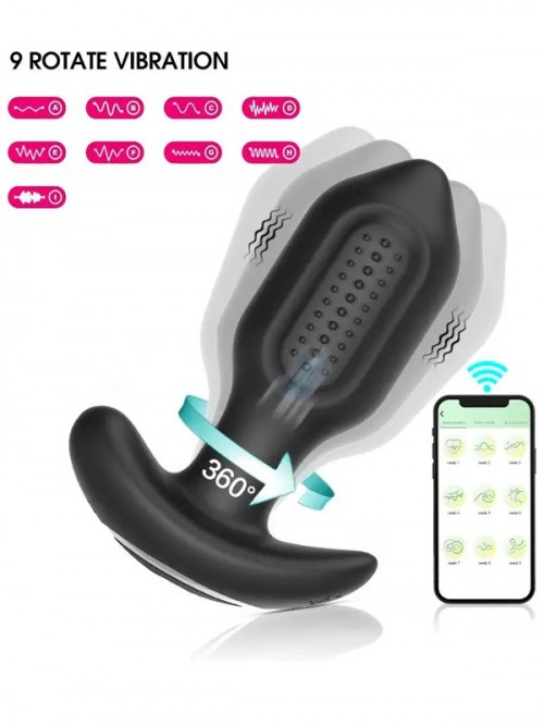 NOXXX A-Heros BUDD Telefon Kontrollü ve Uzaktan Kumandalı 360° Anal Plug Ek Resim