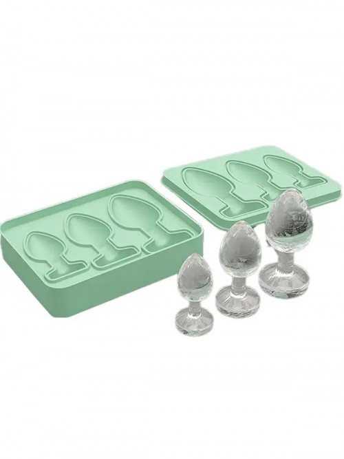 NOXXX Anal Plug Şeklinde Silikon 3’lü Buz Kalıbı