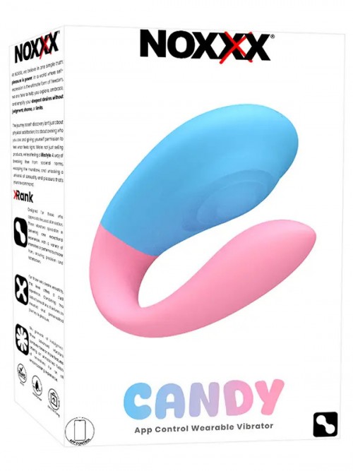 NOXXX Candy APP Telefon Kontrollü Giyilebilir Vibratör Ek Resim