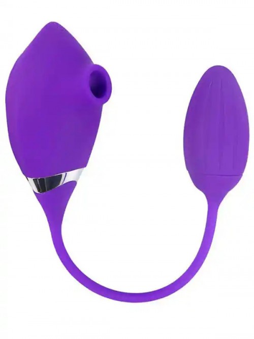 NOXXX İkisi Bir Arada Şarjlı Klitoris Uyarım ve Titreşim Topu