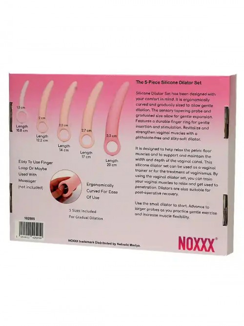 NOXXX Vajinismus ve Kegel için Dilatör Seti 5’li 4