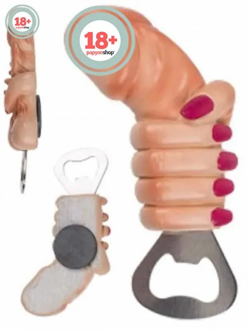 Penis Şeklinde Magnetli Metal Şişe Açacağı