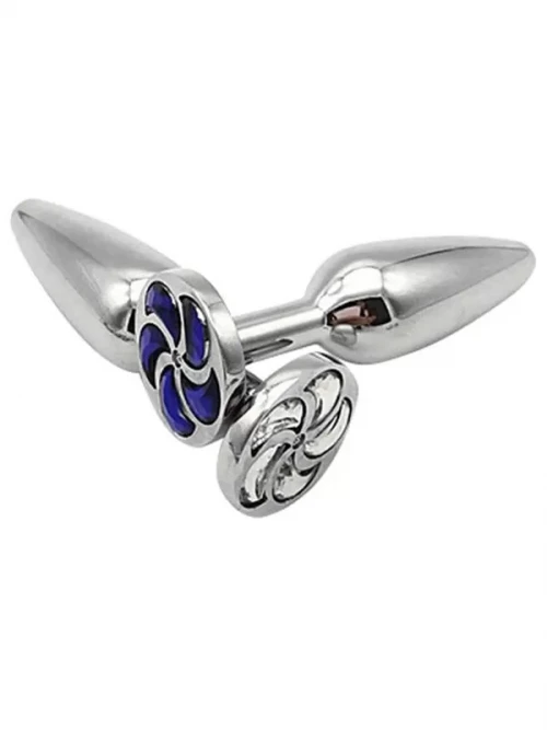 NOXXX Steel Metal Jeweled Taşlı Çelik Anal Plug 11 cm