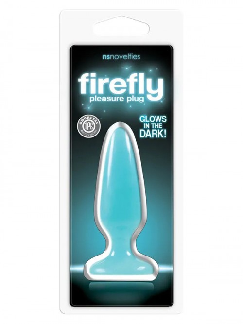 FireFly Pleasure Glows Small Anal Plug 10 cm Mavi 2