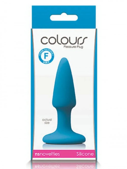 NS Novelties Colours Pleasures Mini Anal Plug 9 cm Mavi 2