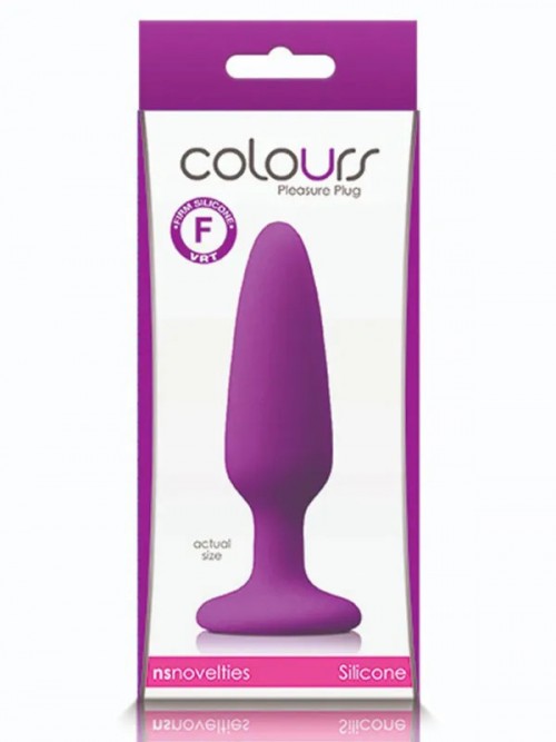 NS Novelties Colours Pleasures Small Anal Plug 11 cm Mor 2