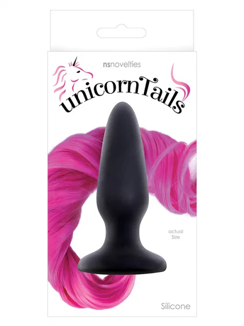NS Novelties Unicorn Tails Pink Pembe Kuyruklu Anal Plug 2