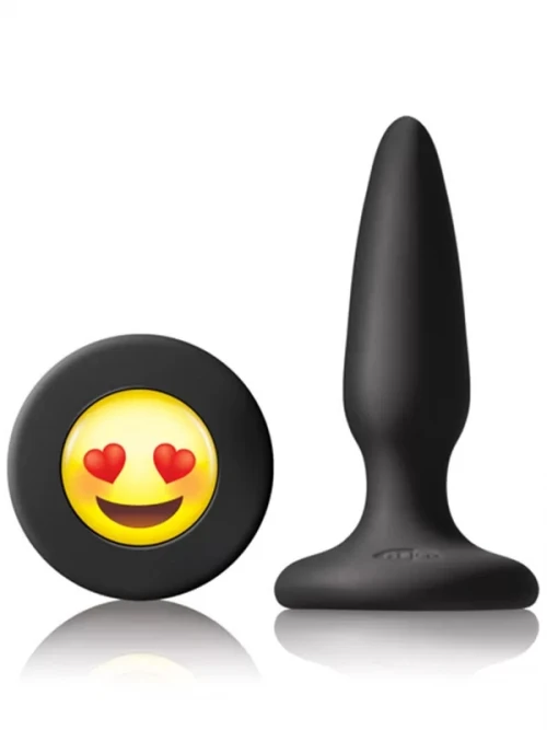 Moji’s ILY Mini Silikon Plug Emoji Yüzü Siyah