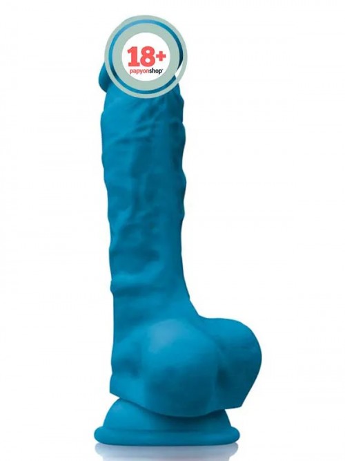 NS Novelties Colours Pleasures 7″ Realistik Dildo 18 cm Mavi