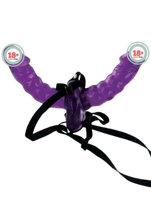 Pipedream Çift Taraflı Lezbiyen Belden Bağlamalı