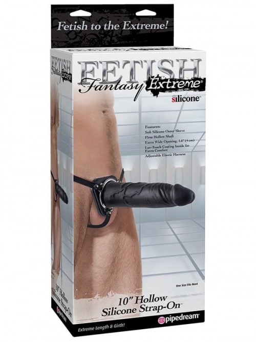 Pipedream Fetish Fantasy Extreme 10″ İçi Boş Strap-On 4