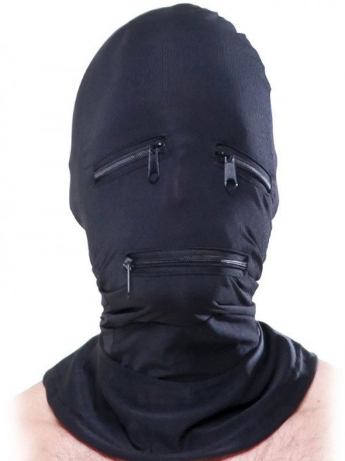 Pipedream Fetish Fantasy Series Zipper Face Hood Maske 2
