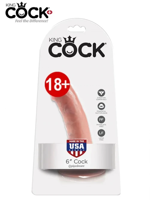 Pipedream King Cock 6″ Flesh 15 cm Ek Resim