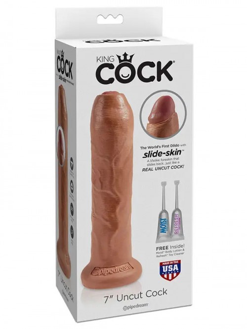 Pipedream King Cock 18 cm Uncut Cock Caramel 4