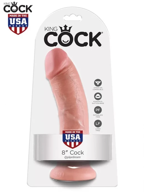 Pipedream King Cock 8″ Testissiz Realistik Penis 20 cm Ten 6