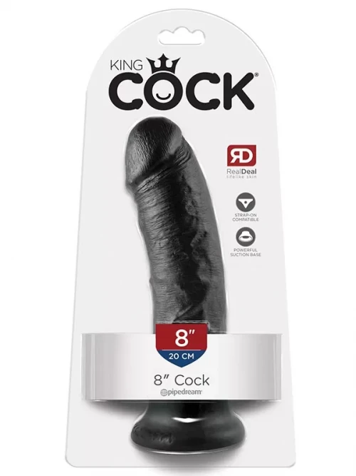 Pipedream King Cock 8″ 20 cm Siyah 4
