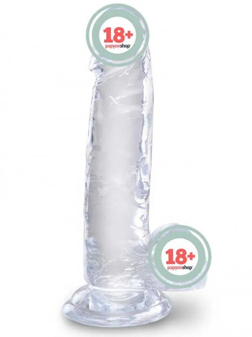 Pipedream King Cock Clear 7” Realistik Penis 20 cm