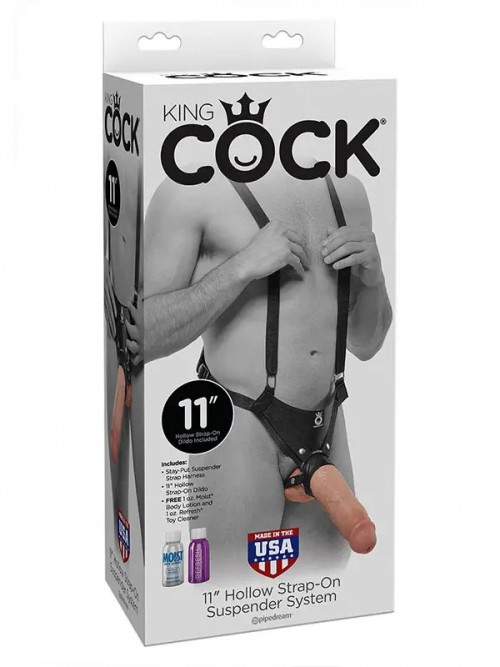 Pipedream King Cock Hollow Strap On 11″ İçi Boş Askılı 28 cm 6