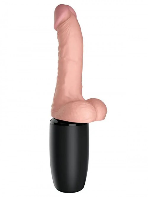 Pipedream King Cock Plus Thrusting İleri Geri Hareketli Isıtmalı Dildo 5