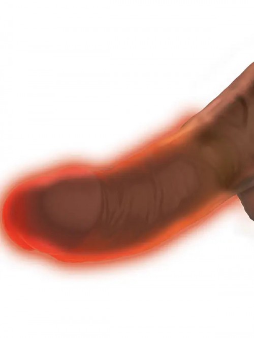 Pipedream King Cock Plus Thrusting İleri Geri Hareketli Isıtmalı Dildo Melez Ek Resim