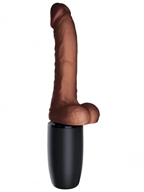Pipedream King Cock Plus Thrusting İleri Geri Hareketli Isıtmalı Dildo Melez 4