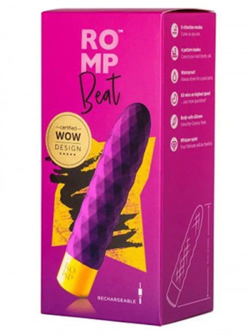 Romp Beat Bullet Şarjlı Vibratör 15 cm 4