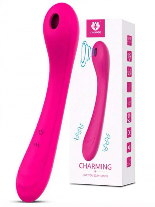 Charming Bendable Sucking Emme Özellikli Bükülebilir Şarjlı Vibratör 6