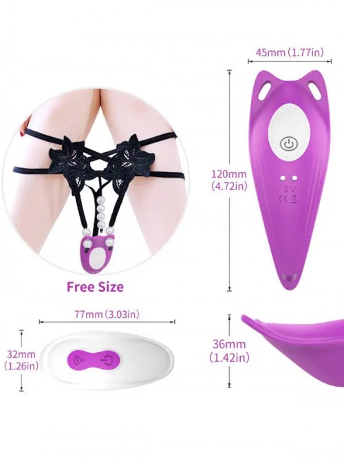 Rebecca Giyilebilir Külot İçi Uzaktan Kumandalı Şarjlı Vibratör 5