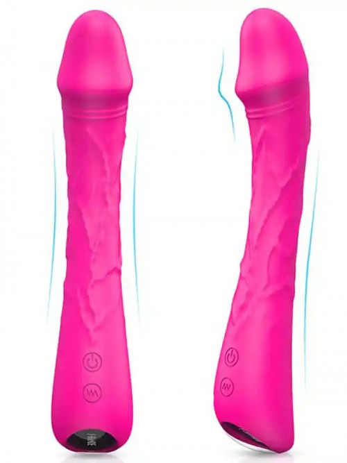 Sunshine Esnek Ultra Güçlü Şarjlı Vibratör 21 cm 2