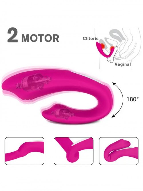 Wejoy-RCT Çiftler için Şarjlı Uzaktan Kumandalı Vibratör 5