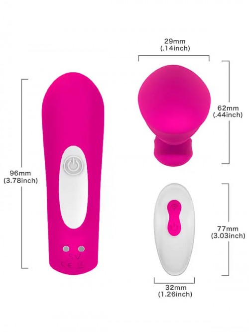 Wejoy-RCT Çiftler için Şarjlı Uzaktan Kumandalı Vibratör 3