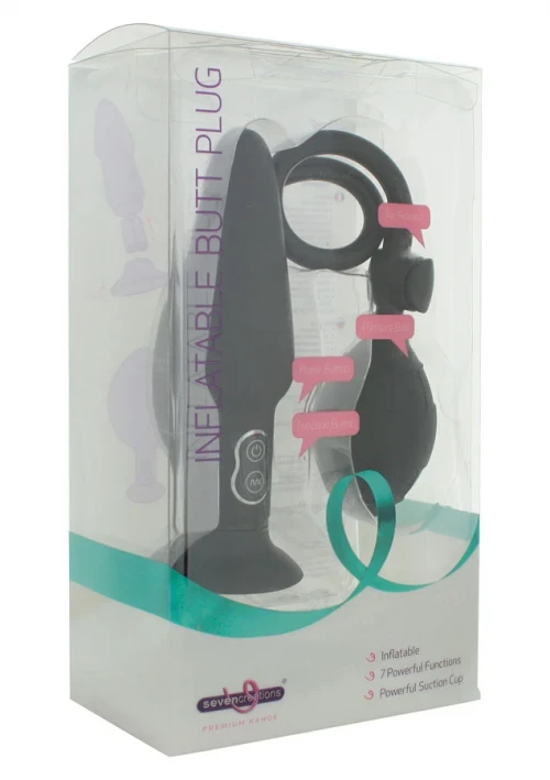 Seven Creations Şişirilebilir Titreşimli Anal Tıpa 2