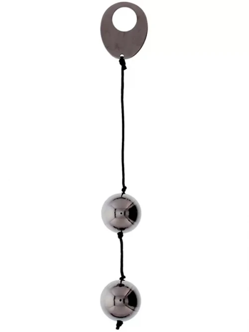 Domino Metallic Balls Black
