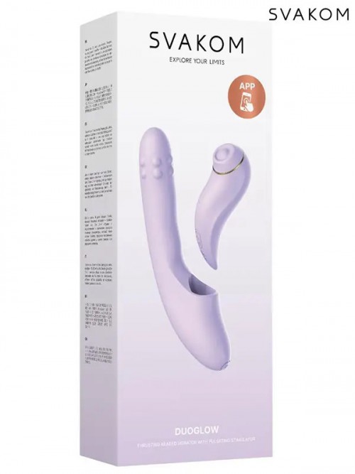 Svakom DuoGlow APP Uygulama Kontrollü Hepsi Bir Arada Tavşan Vibratör Ek Resim