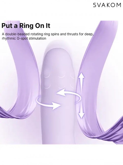 Svakom DuoGlow APP Uygulama Kontrollü Hepsi Bir Arada Tavşan Vibratör Ek Resim