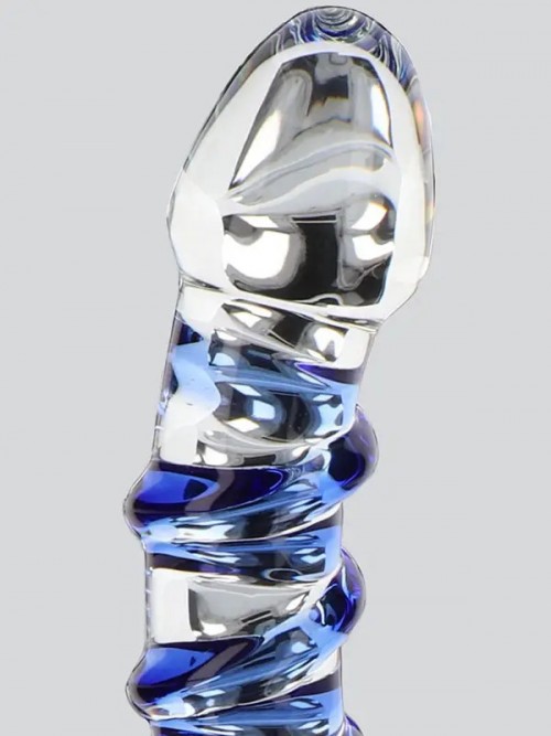 ToyJoy Glass Worxx G-Spot Gemstone 18 cm Şık Cam Dildo 3