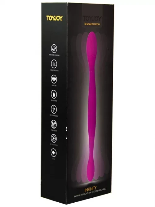 Toyjoy Çift Başlı Titreşimli Şarjlı Dildo 37 cm 4