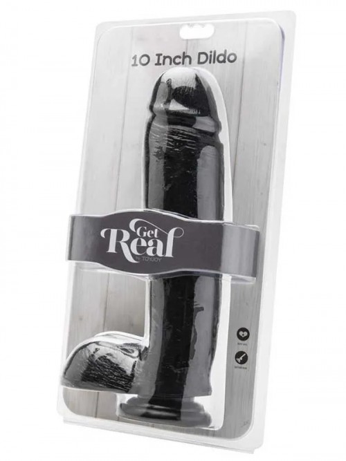 ToyJoy Get Real 10″ Realistik Dev Dildo 25 cm Siyah 3