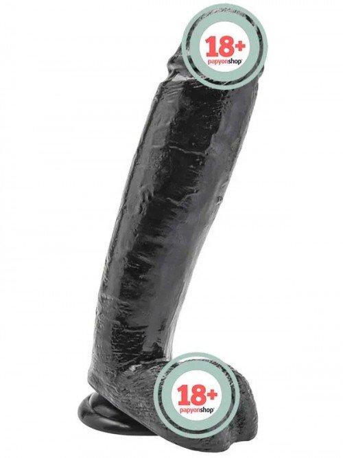 ToyJoy Get Real 10″ Realistik Dev Dildo 25 cm Siyah