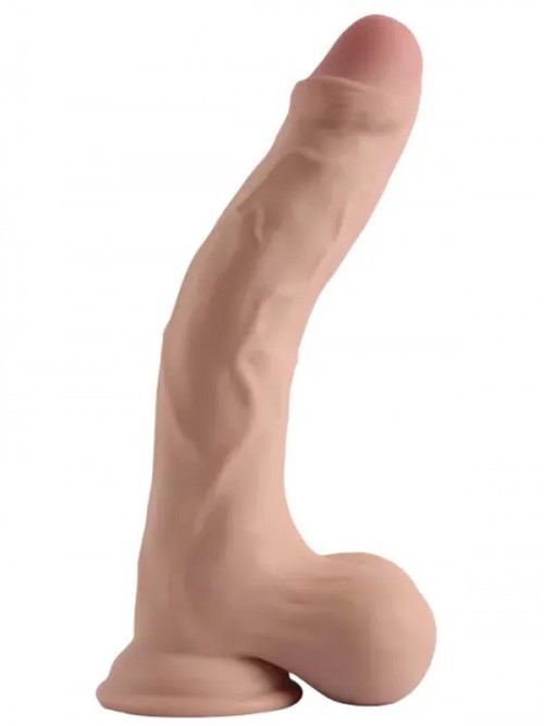 VSCNovelty 10″ Çift Katmanlı Kayan Derili Gerçekçi Penis 25 cm 6