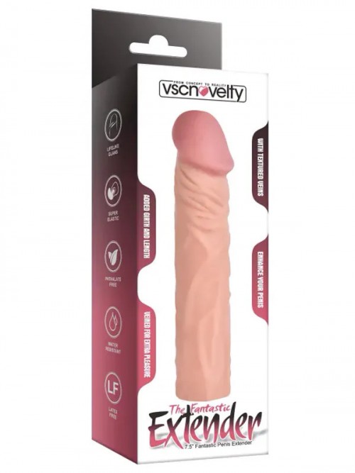VSCNovelty Fantastic Realistik Penis Kılıfı 19 cm 4