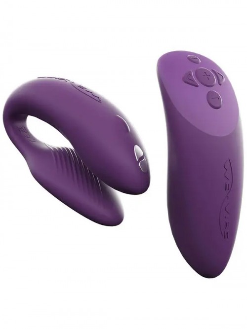 We-Vibe Chorus Çiftler İçin Telefon Uyumlu Vibratör Mor Ek Resim