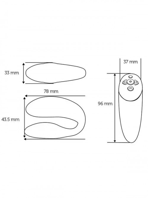 We-Vibe Chorus Çiftler İçin Telefon Uyumlu Vibratör Aqua Ek Resim