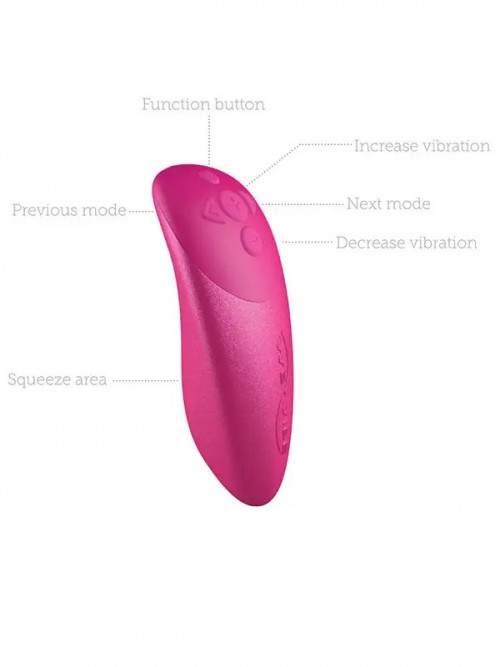 We-Vibe Chorus Çiftler İçin Telefon Uyumlu Vibratör Pembe 6
