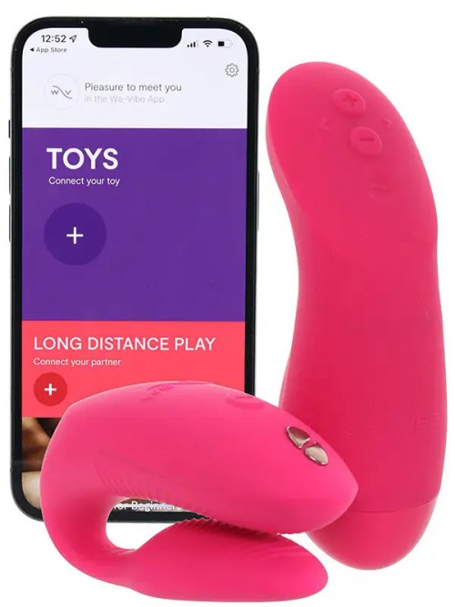 We-Vibe Chorus Pro Sezgisel Uzaktan Kumanda ve Uygulama Kontrollü Çiftler için Vibratör 4