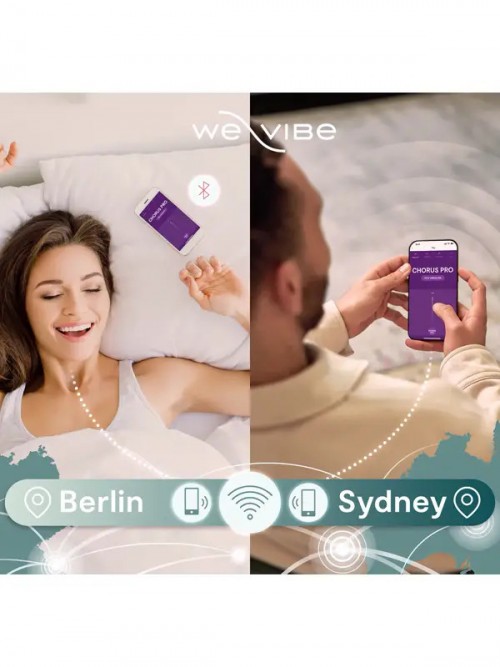 We-Vibe Chorus Pro Sezgisel Uzaktan Kumanda ve Telefon Kontrollü Çiftler için Vibratör 3