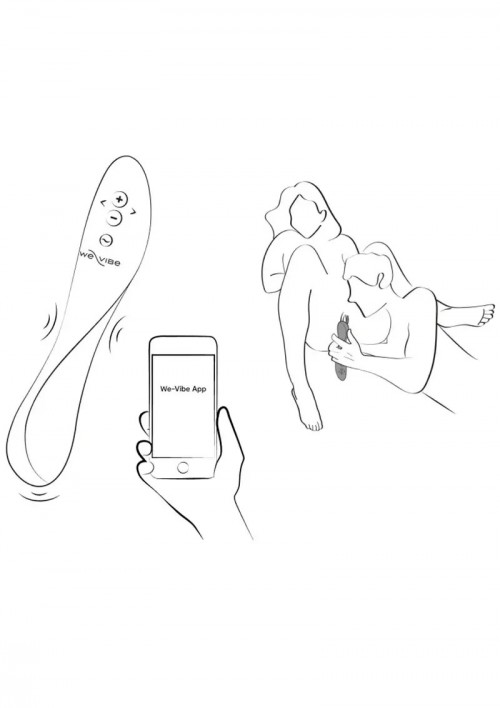 We-Vibe Rave 2 Telefon Kontrollü G-Spot Vibratör Ek Resim