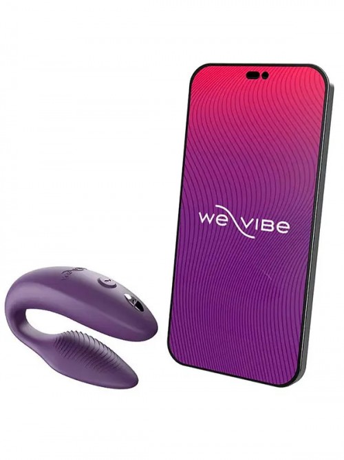 We-Vibe Sync 2nd Gen Çiftler İçin Telefon Kontrollü Vibratör Mor 2