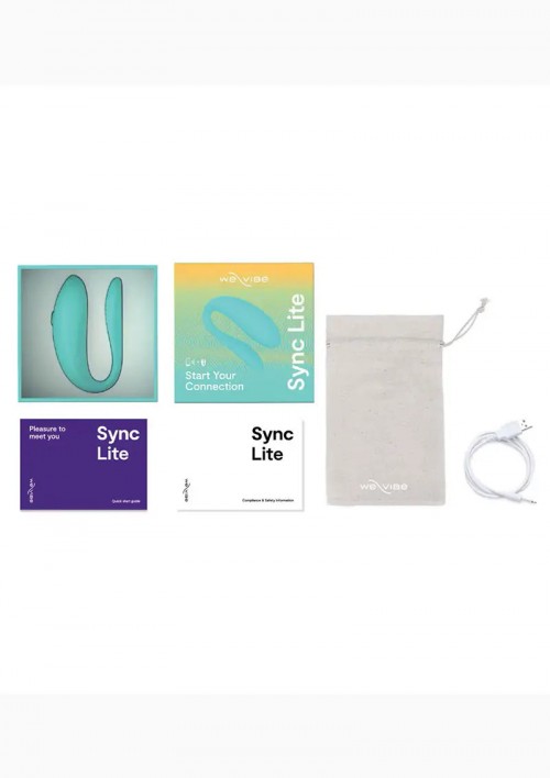 We-Vibe Sync Lite Çiftler İçin Telefon Kontrollü Vibratör Aqua Ek Resim