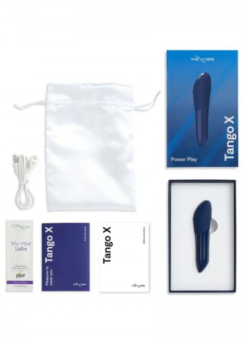 We-Vibe Tango X Şarjlı Bullet Vibratör Mavi Ek Resim